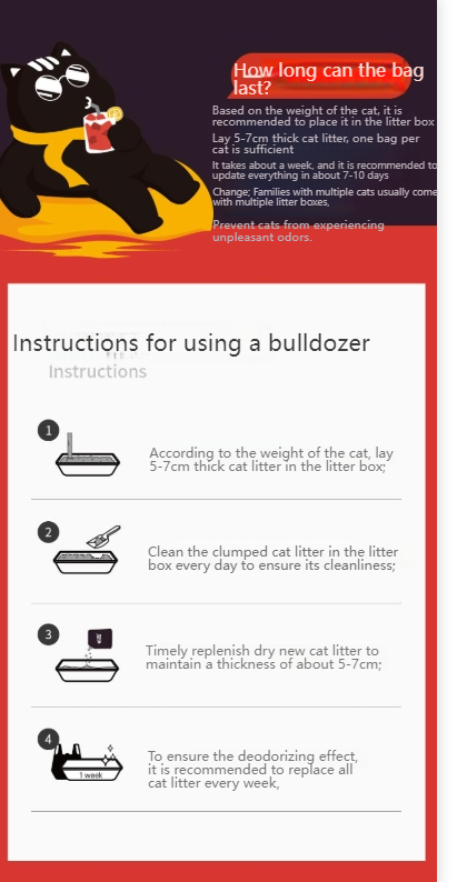 TINGCHONG Volcanic ore sodium-based ore mineral cat litter ore cat litter deodorant particles