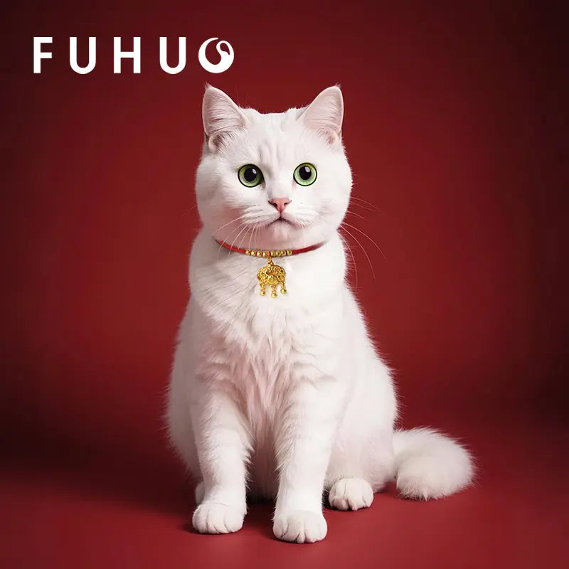 FUHUO High-value cat and dog accessories bell festive adjustable collar cat bow tie young cat pet supplies-Make In China