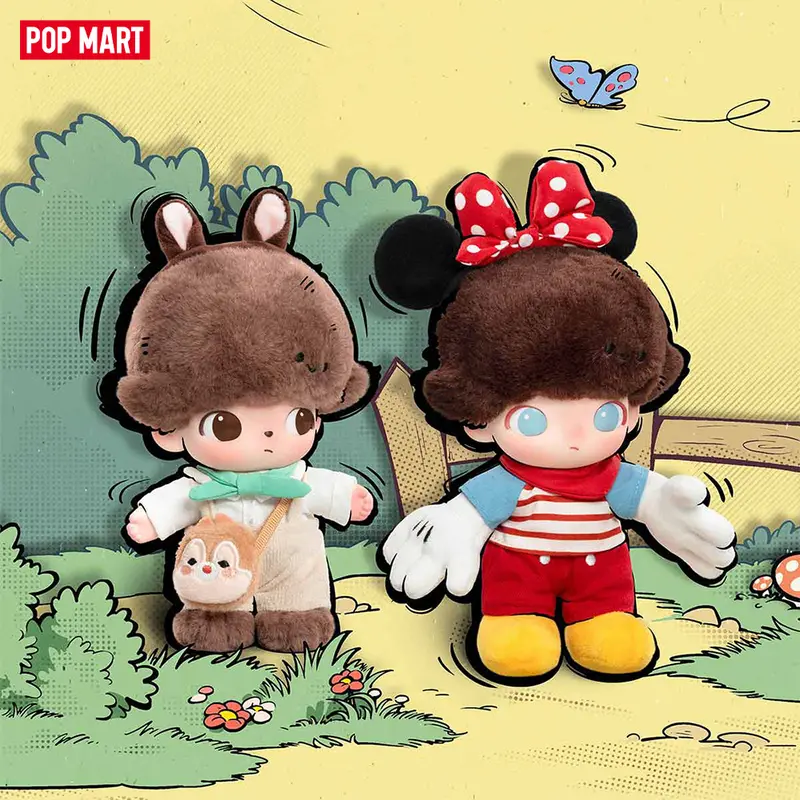 DIMOO WORLD × DISNEY Series-Vinyl Plush Keychain Blind Box