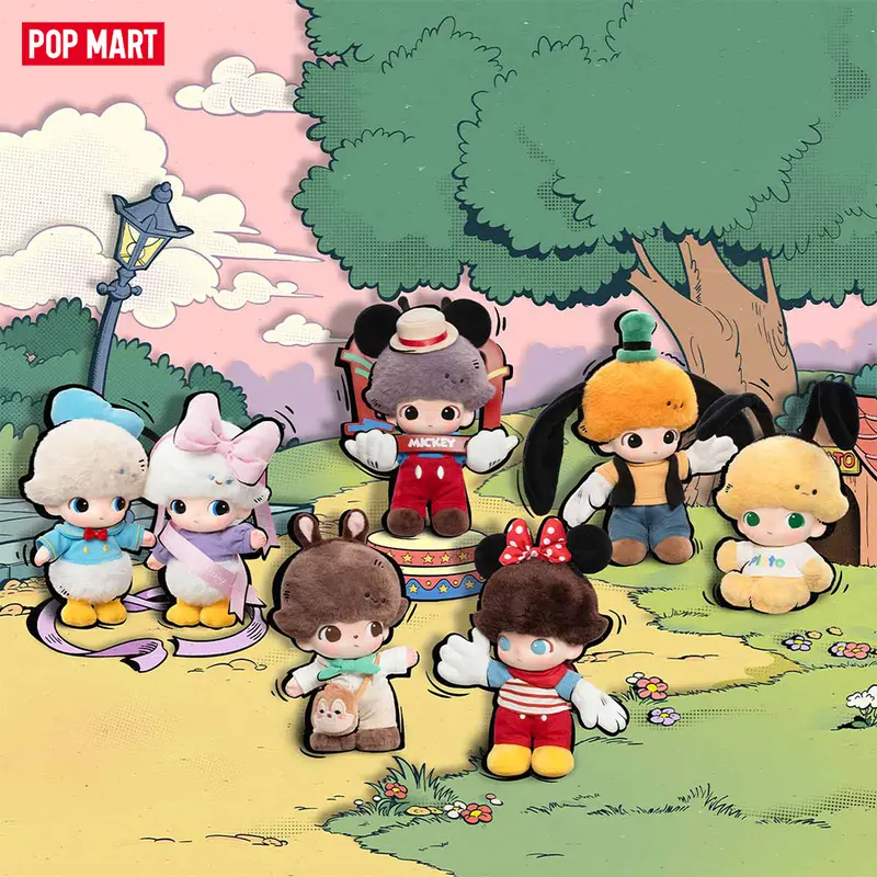 DIMOO WORLD × DISNEY Series-Vinyl Plush Keychain Blind Box