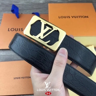 LOUIS VUITTON leather belt