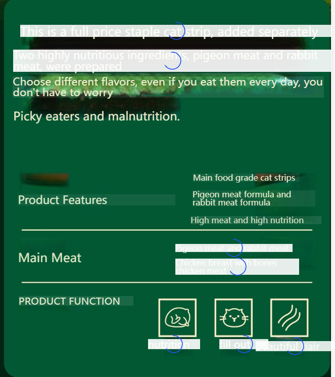 JOY PETS Pigeon Fresh Sen Full Price Staple Cat Treat Stick Nutrition Pet Food Cat Food Pet Supplies Cat Staple Food-Make In China