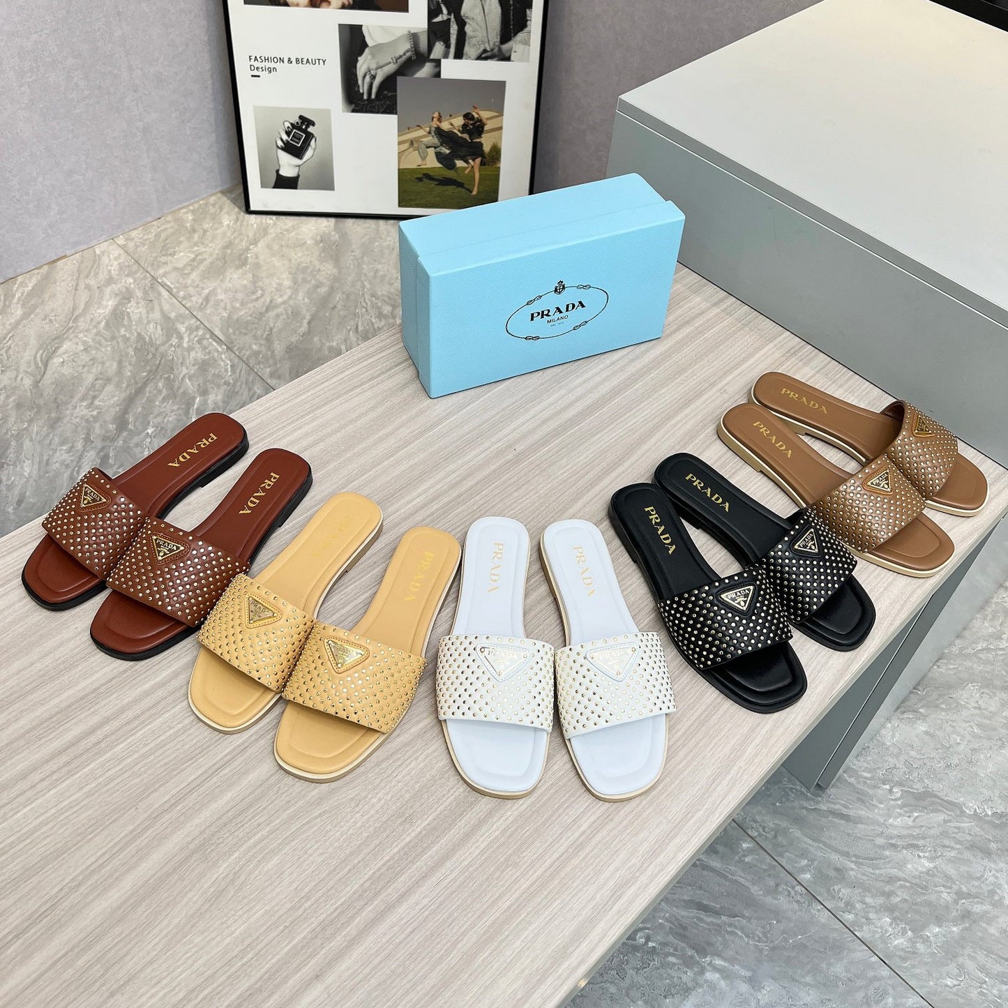 PRADA Ladies Slippers, Size 35-42