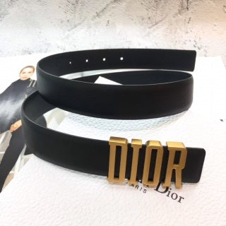 Dior leather belt