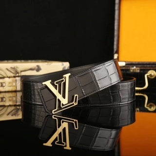 LOUIS VUITTON leather belt