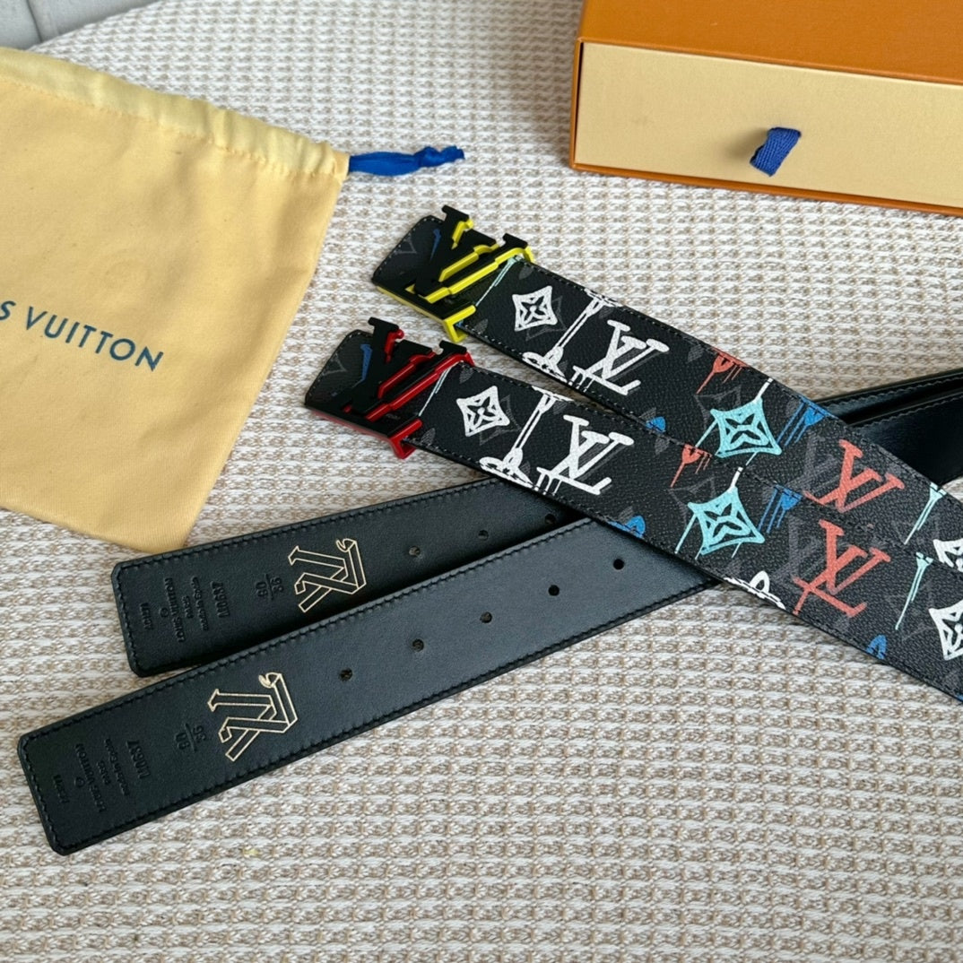 LOUIS VUITTON Leather Belt