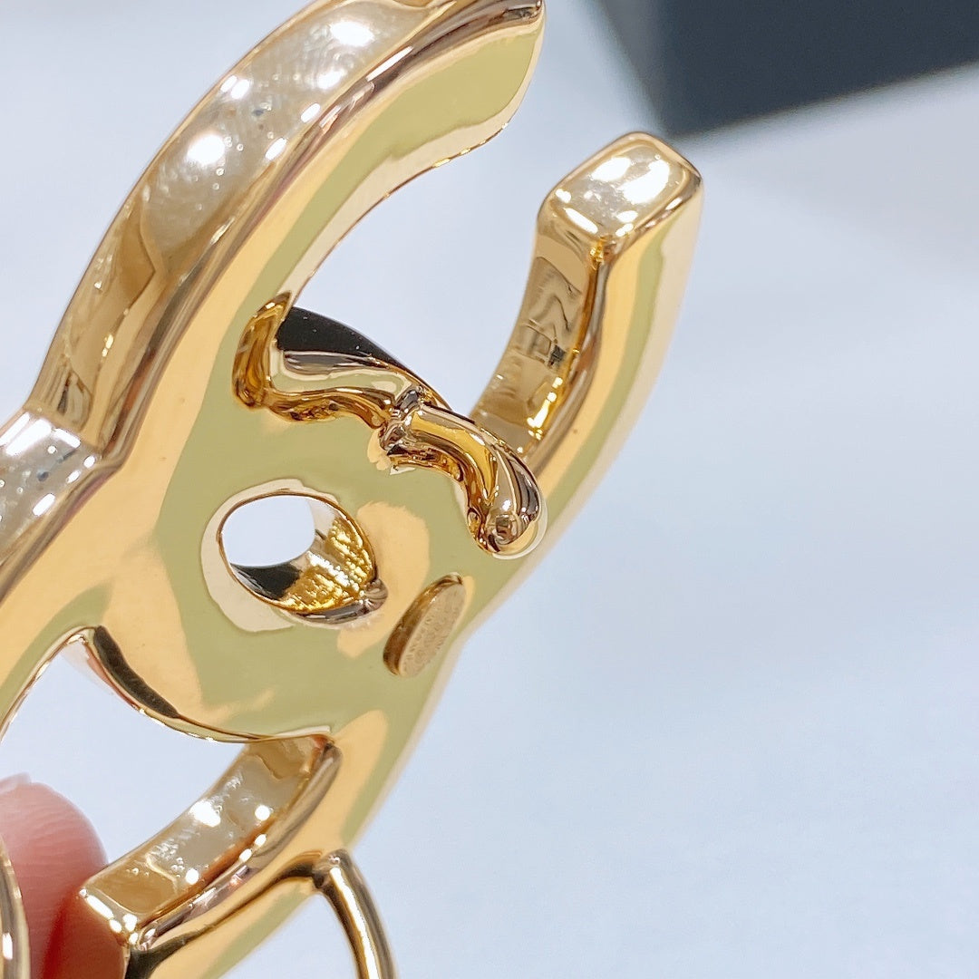 Chanel leather belt