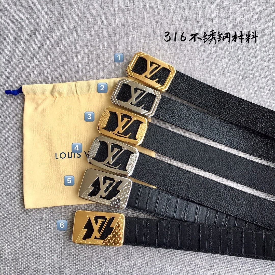LOUIS VUITTON leather belt