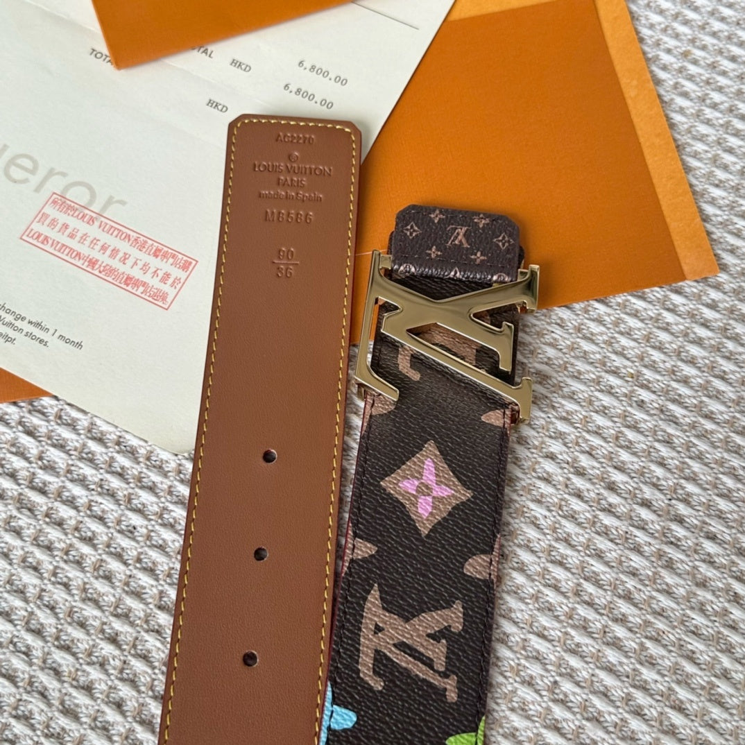 LOUIS VUITTON Leather Belt