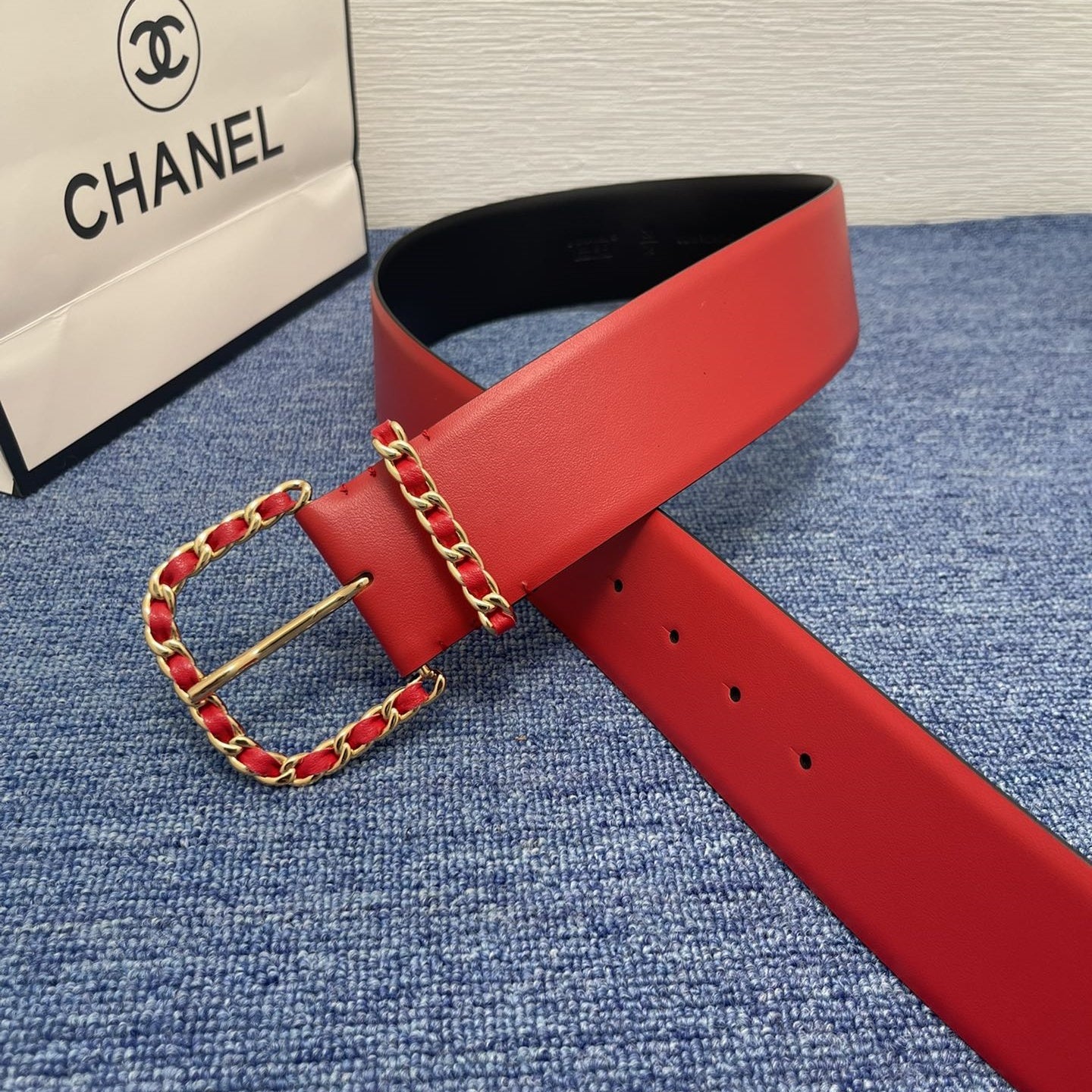 CHANEL Leather Belt