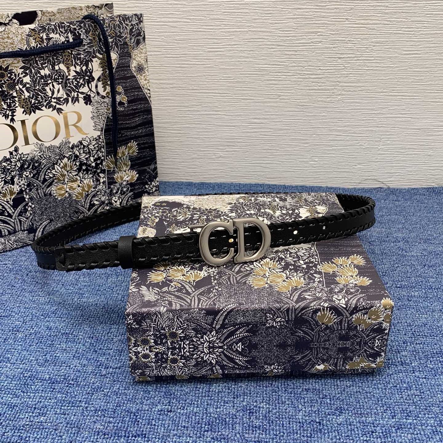 Dior leather belt