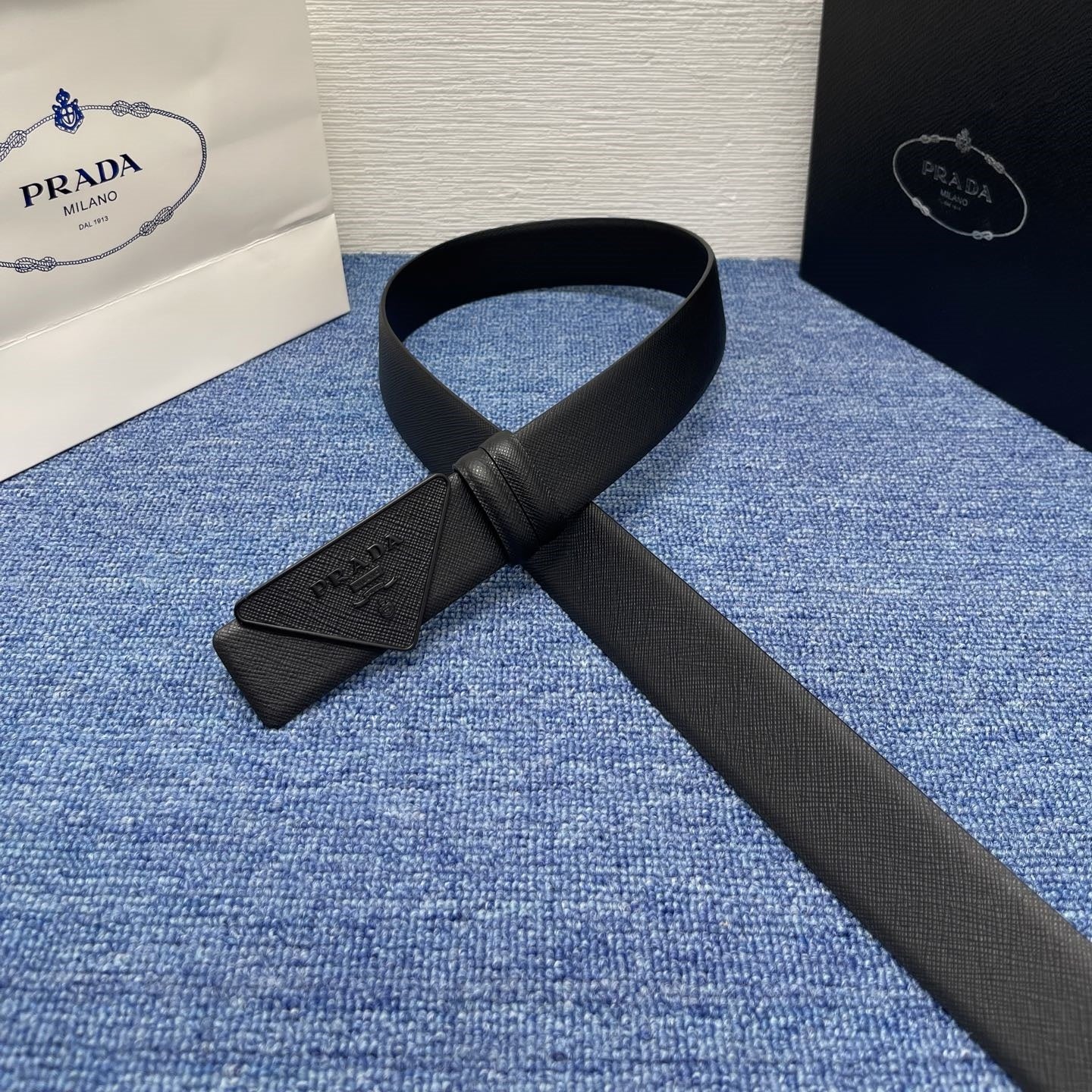 Prada leather belt