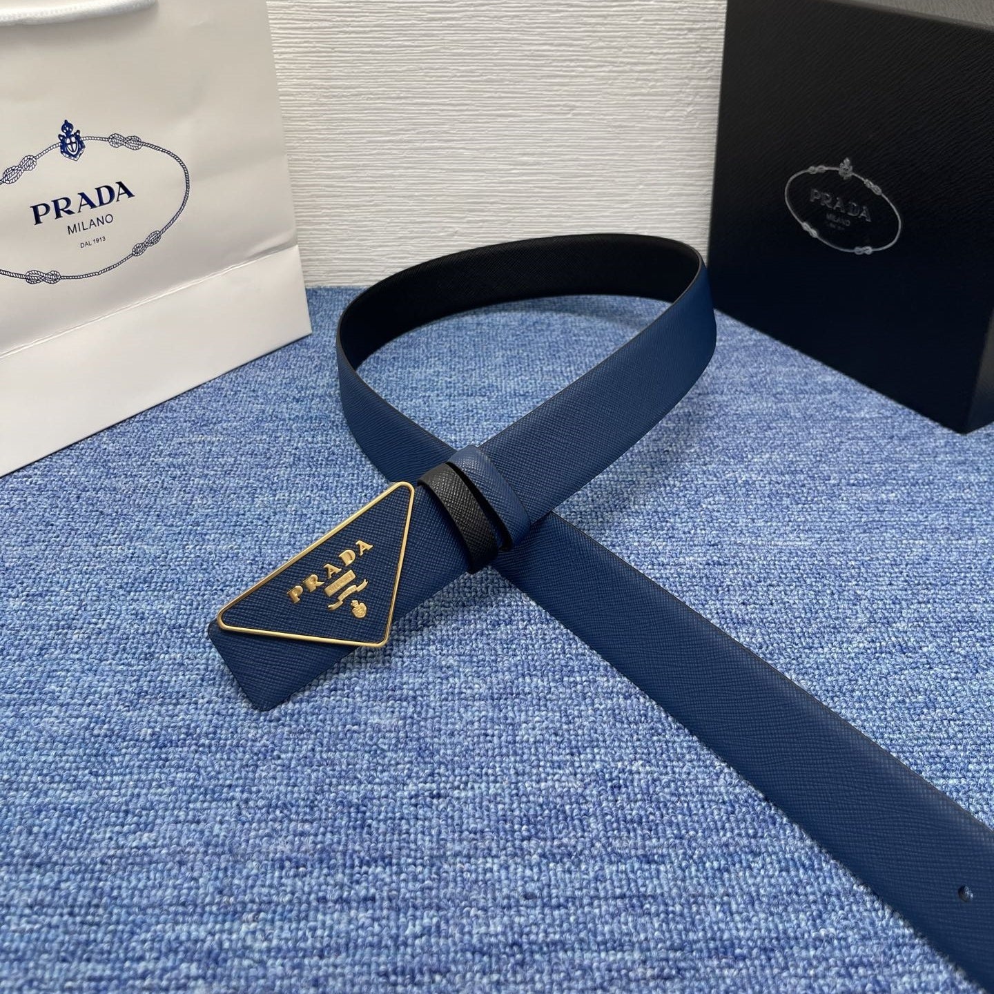Prada leather belt