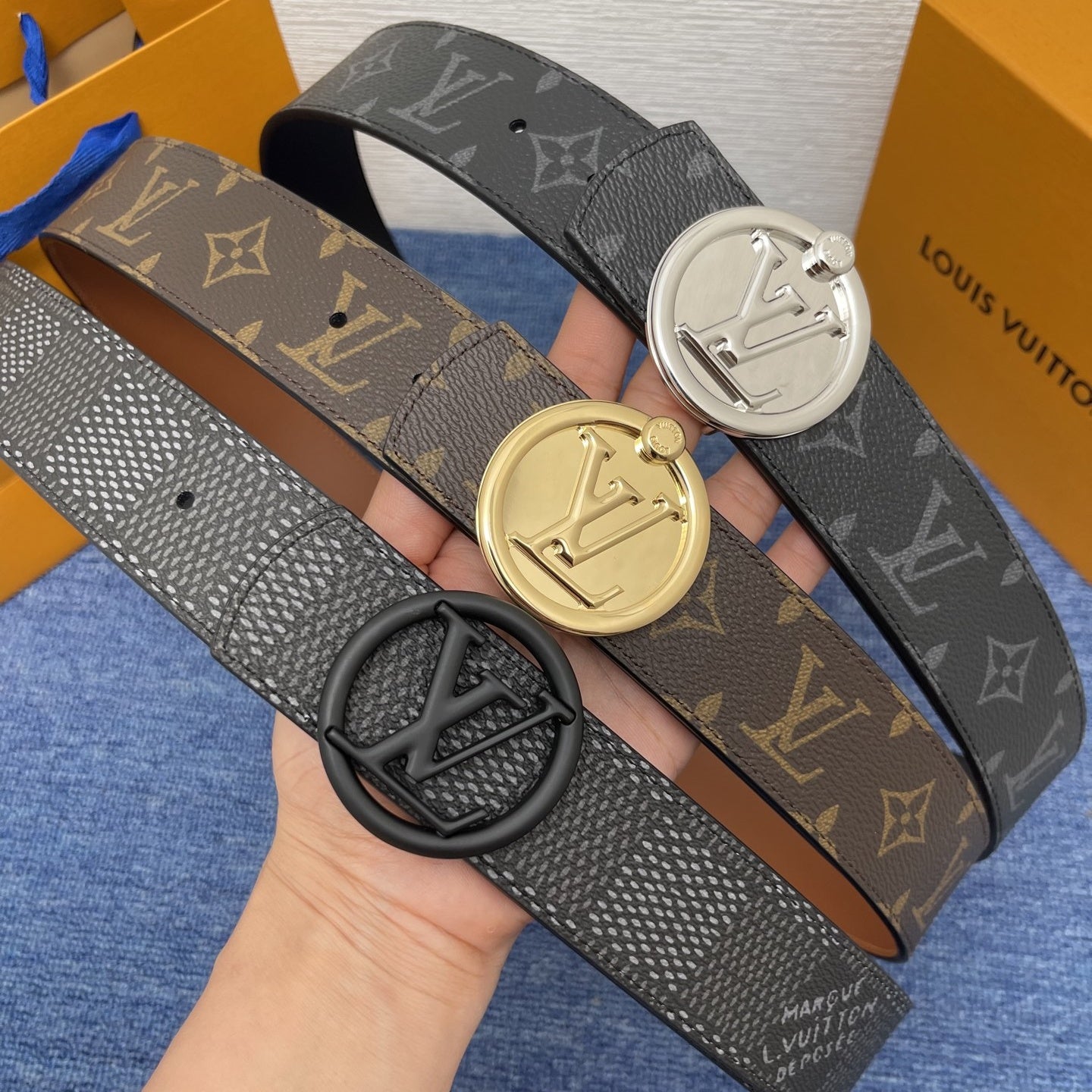 Prada leather belt