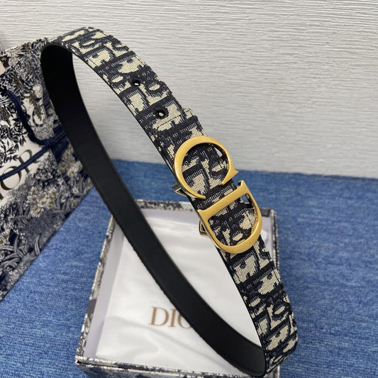 Dior leather belt