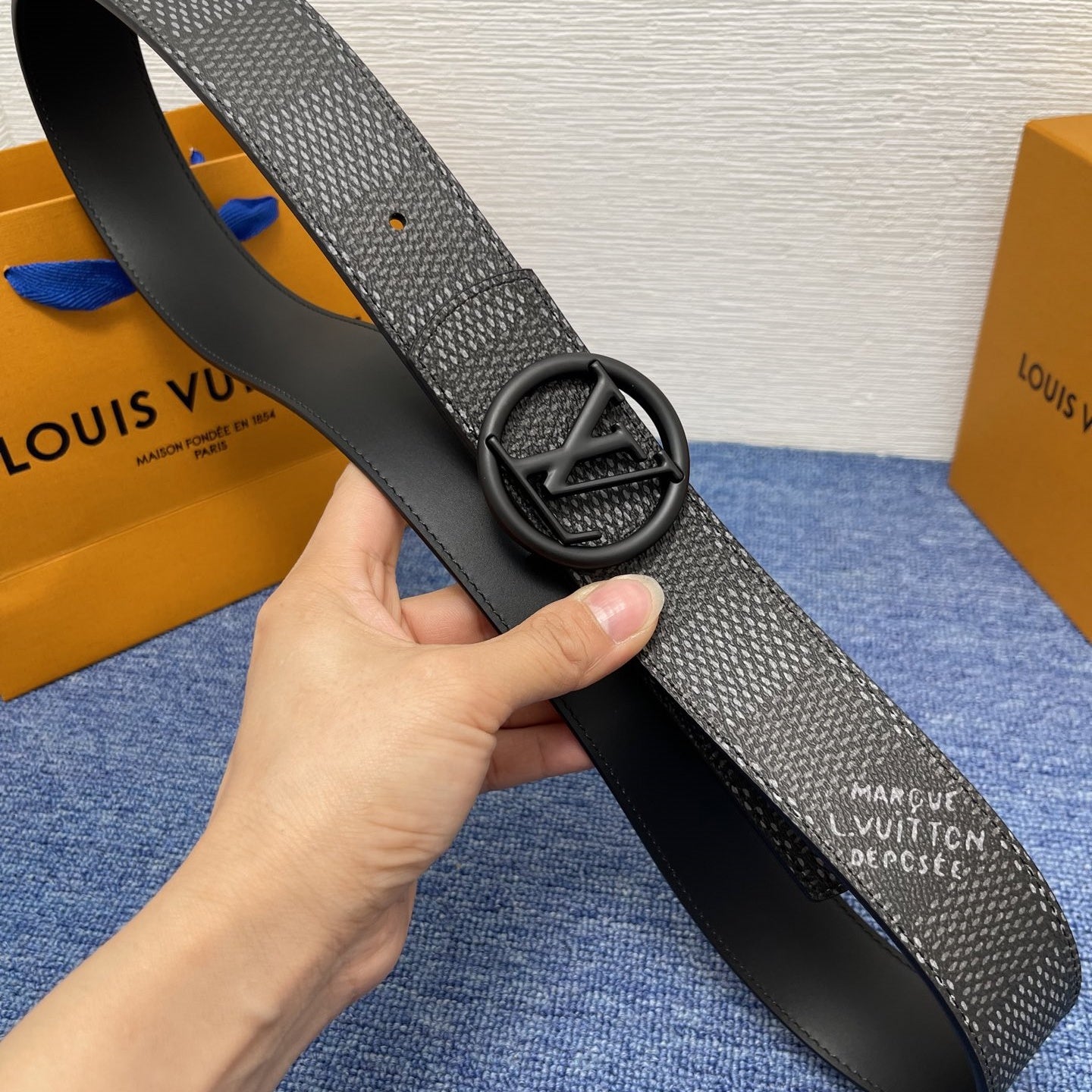 Prada leather belt