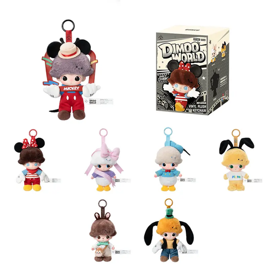 DIMOO WORLD × DISNEY Series-Vinyl Plush Keychain Blind Box