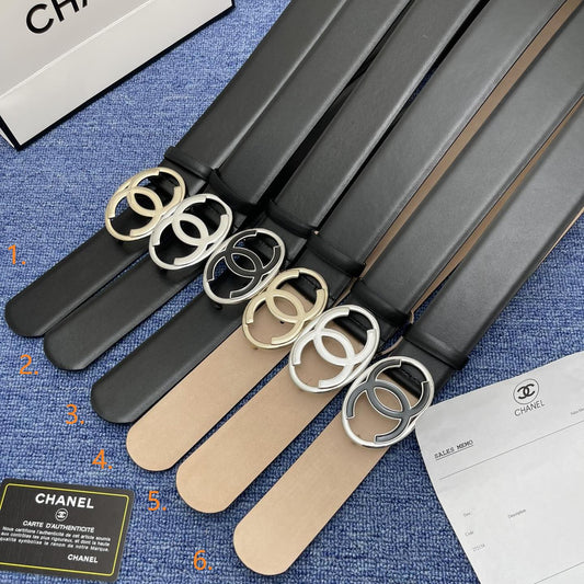 CHANEL Leather Belt