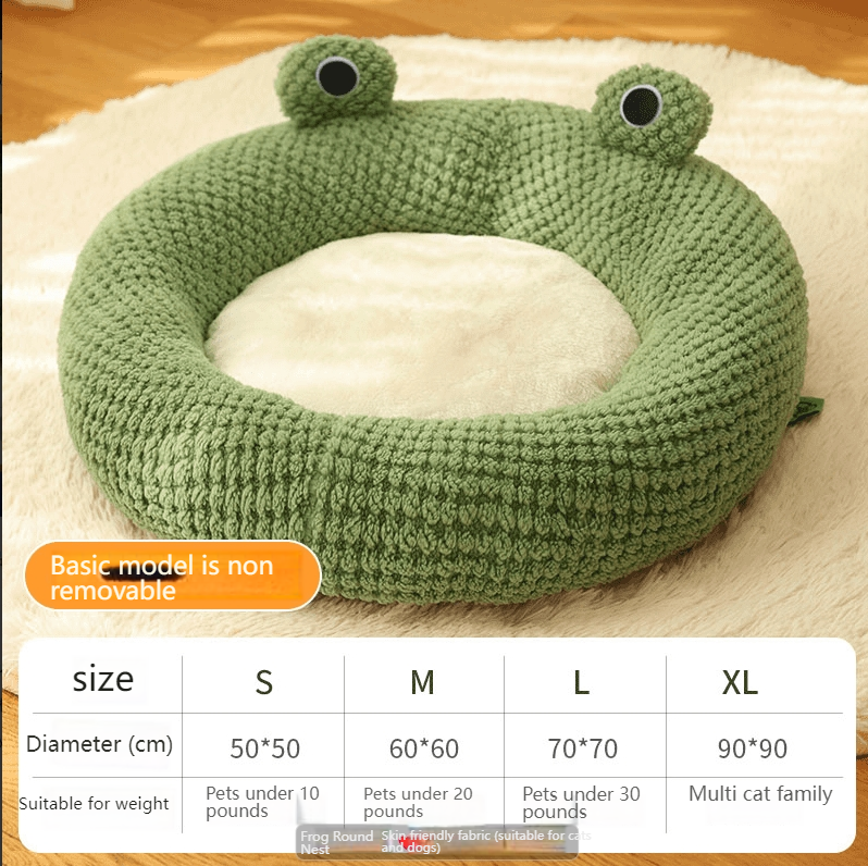 kimpets Cat bed four seasons universal cat and dog bed small dog teddy dog mat cute cat sleeping frog bed-Make In China
