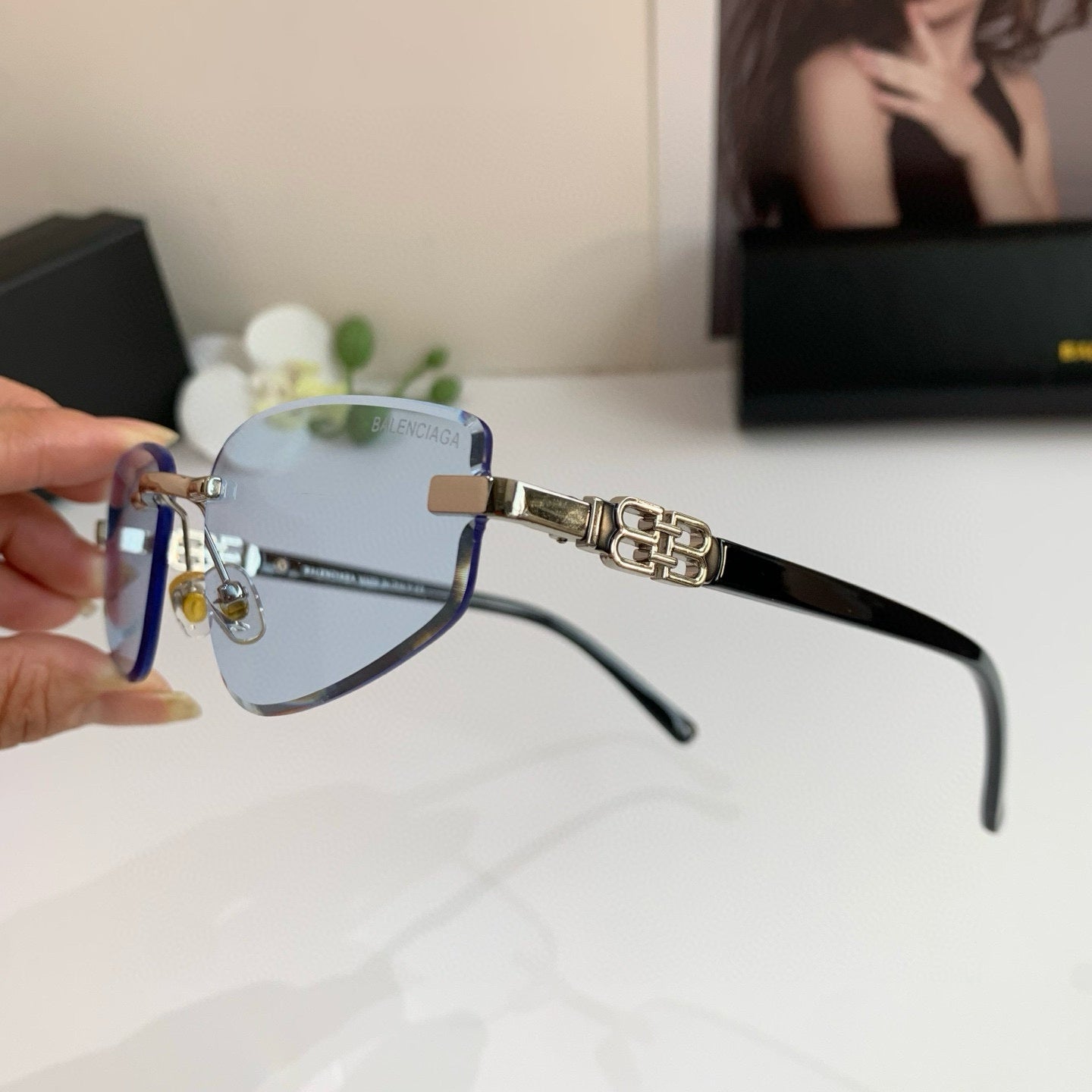 Balenciaga sunglasses Asian fit for men and women
