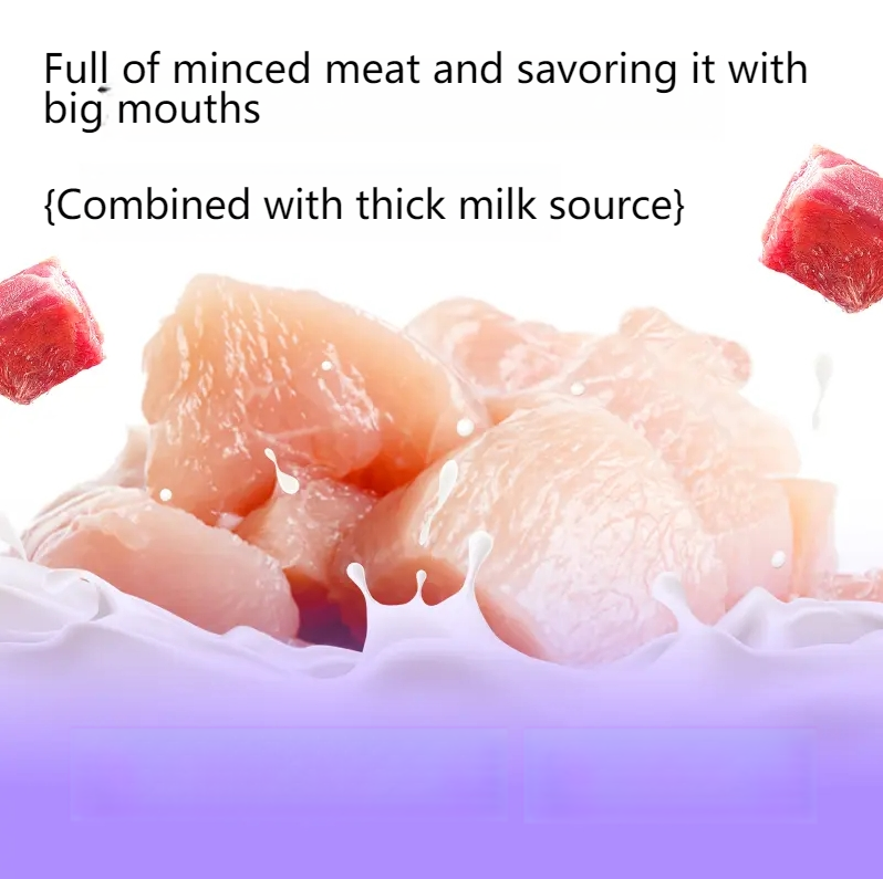 CHNCEPET 20 packs received Berry milk small pocket cat wet food pack soft canned food for kittens and adult cats 0 addition