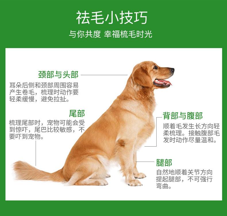 Surepet-Special comb for dog and cat hair removal, remove floating hair artifact, long-haired and short-haired cats and dogs universal hair removal comb-Make In China