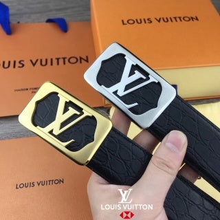 LOUIS VUITTON leather belt