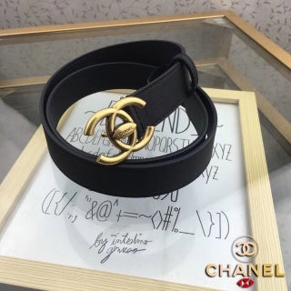 CHANEL Leather Belt
