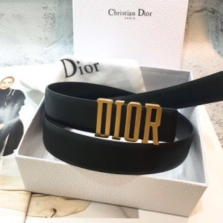 Dior leather belt