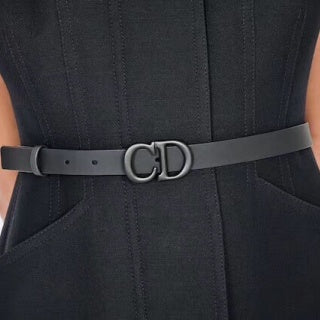 Dior leather belt