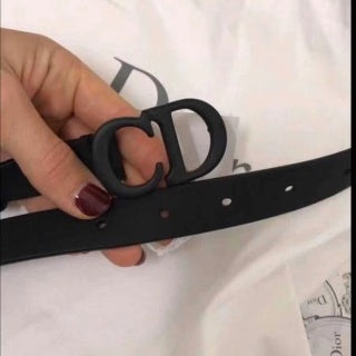 Dior leather belt