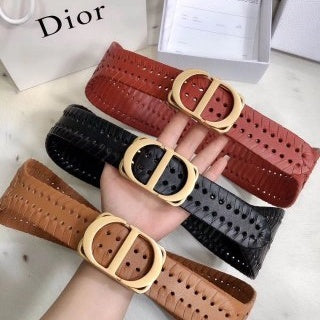Dior leather belt