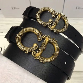 Dior leather belt