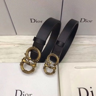 Dior leather belt