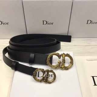 Dior leather belt