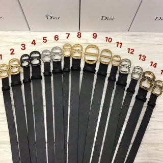 Dior leather belt