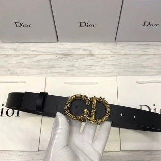 Dior leather belt