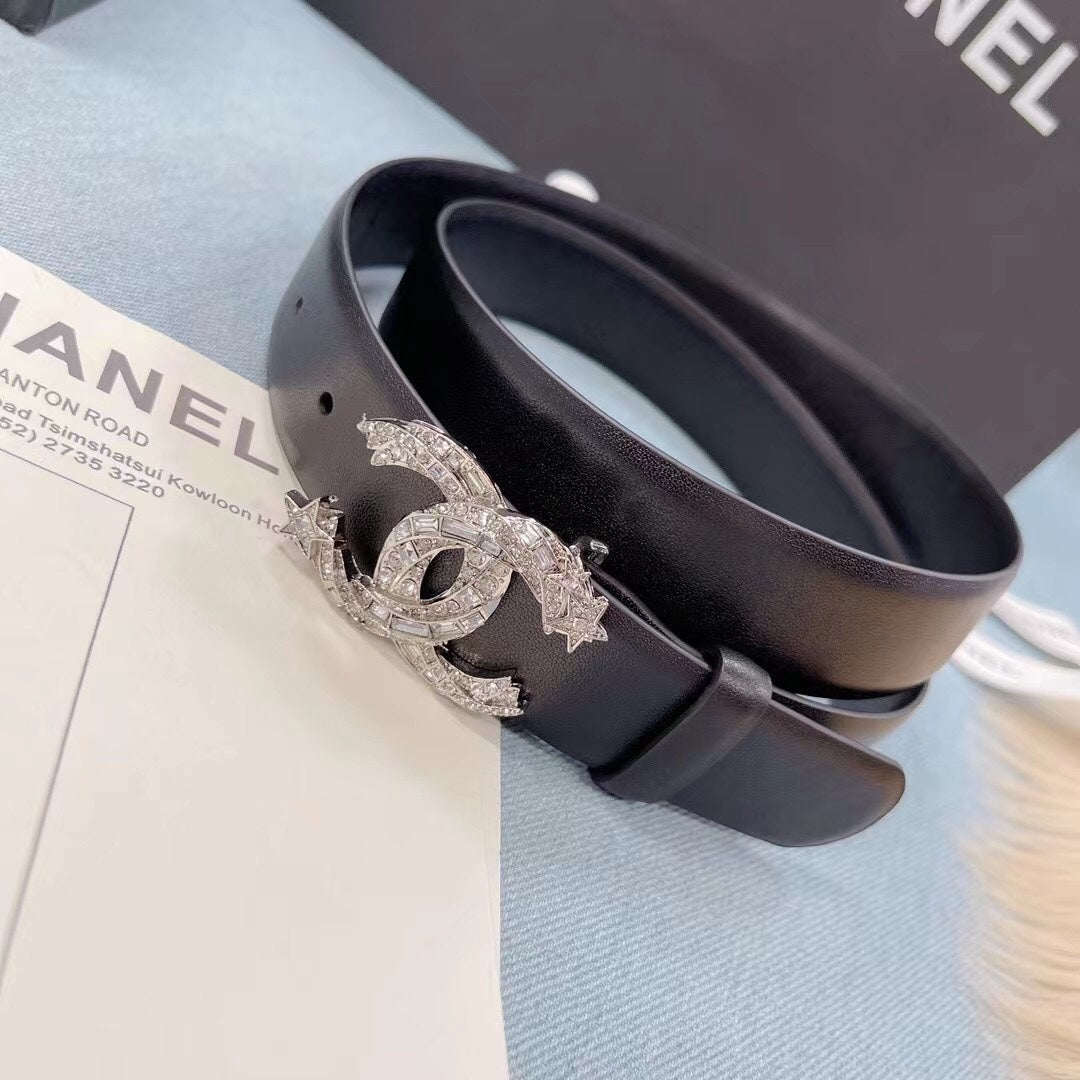 CHANEL Leather Belt