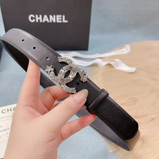 CHANEL Leather Belt