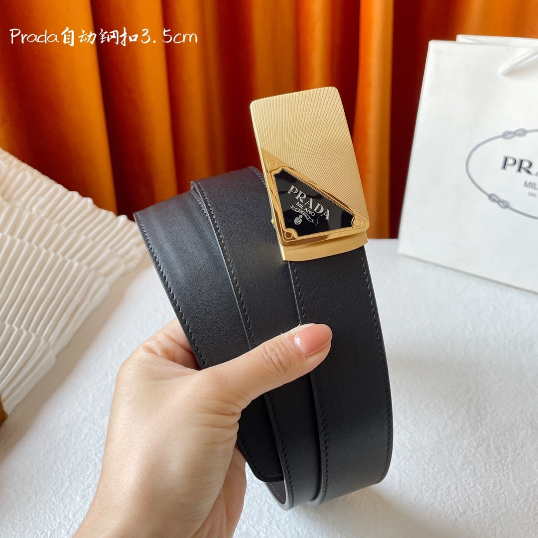 Prada leather belt