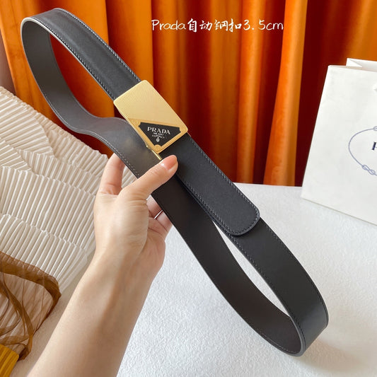 Prada leather belt