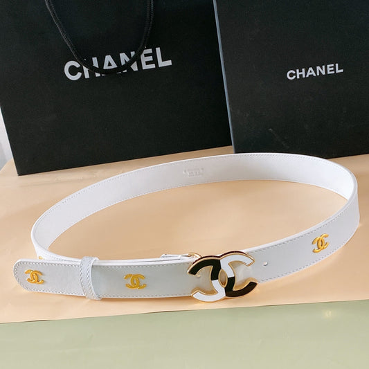 Chanel leather belt