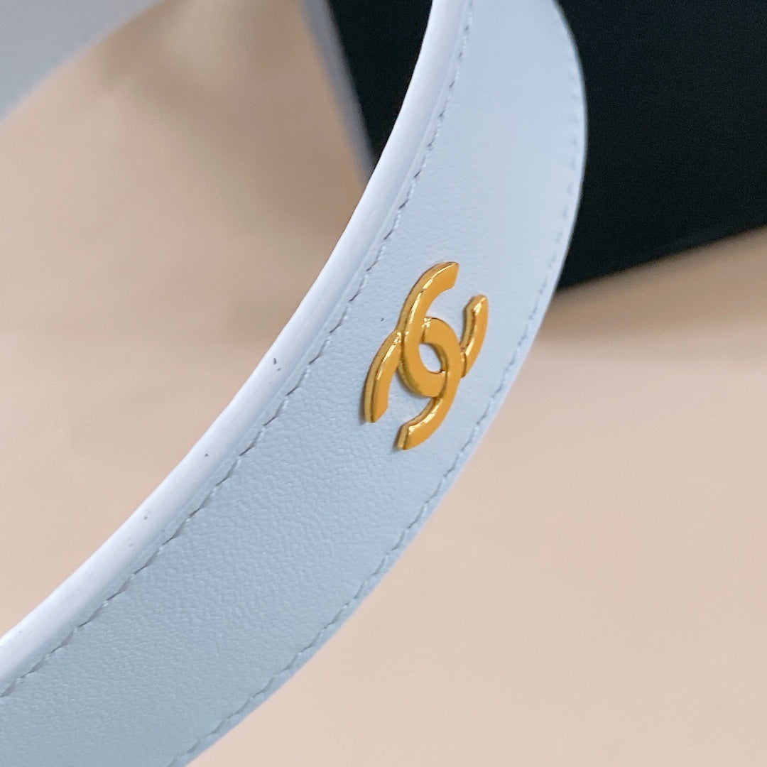 Chanel leather belt