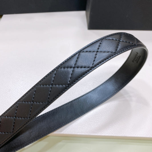 Chanel leather belt