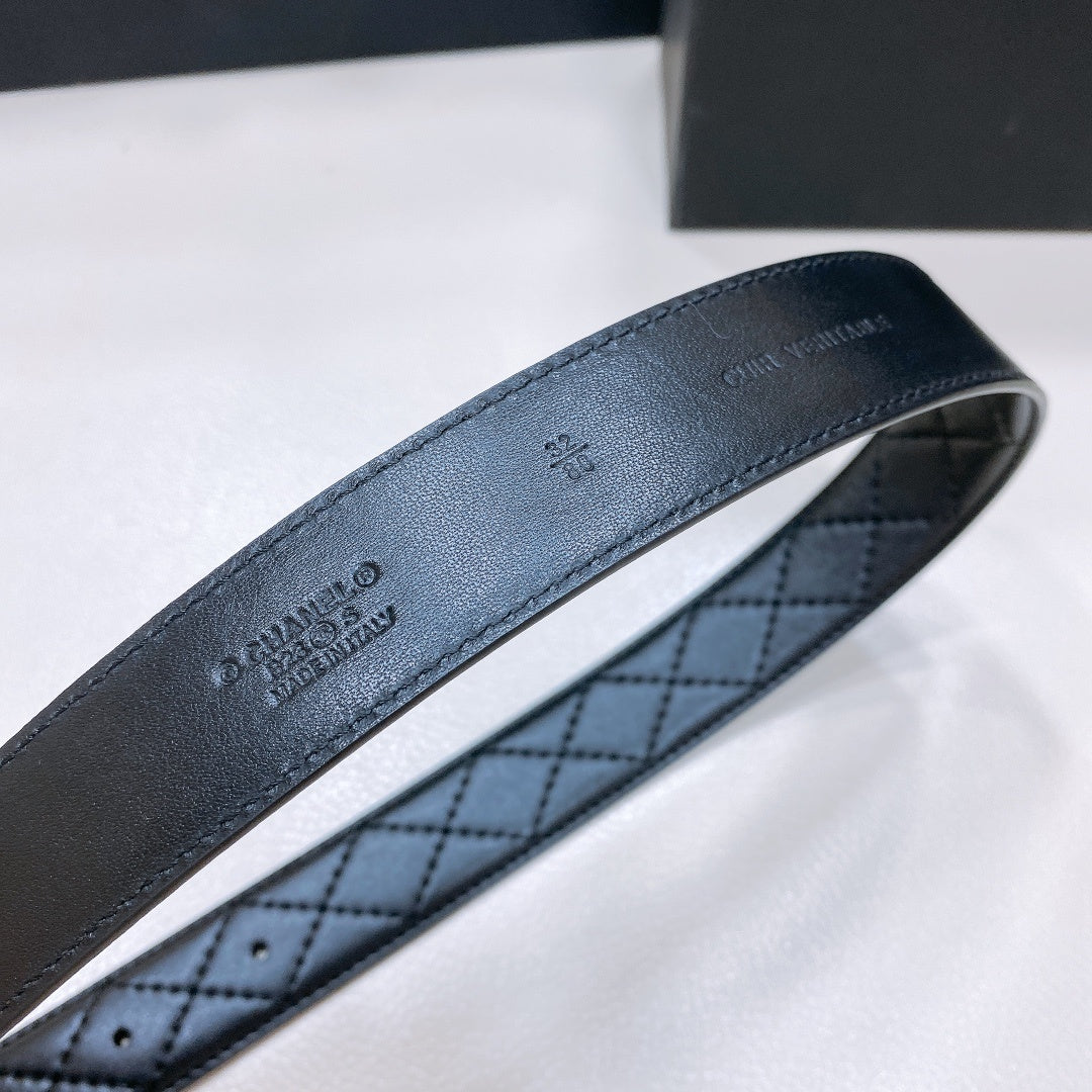 Chanel leather belt