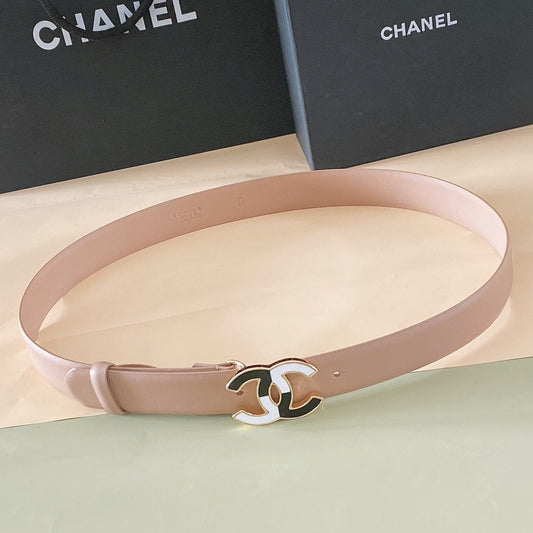 Chanel leather belt