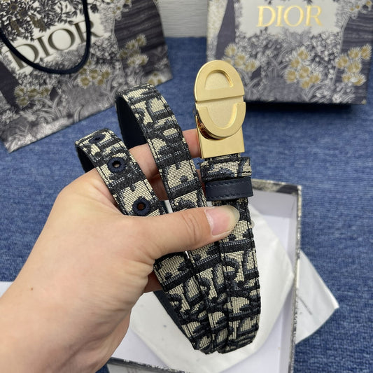 Dior leather belt
