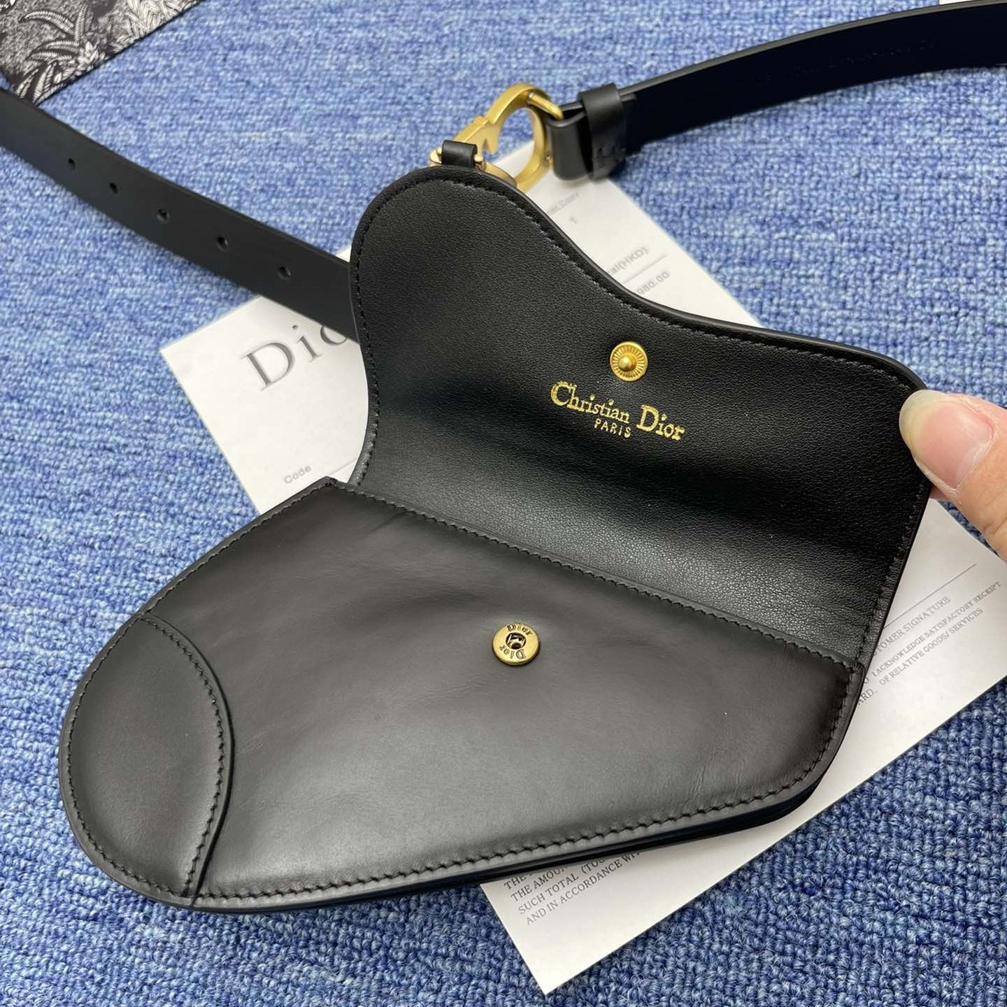 DIOR Dior leather belt
