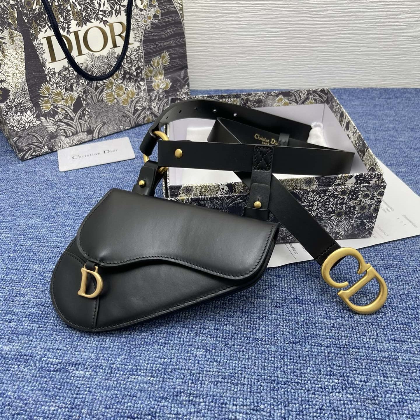 DIOR Dior leather belt