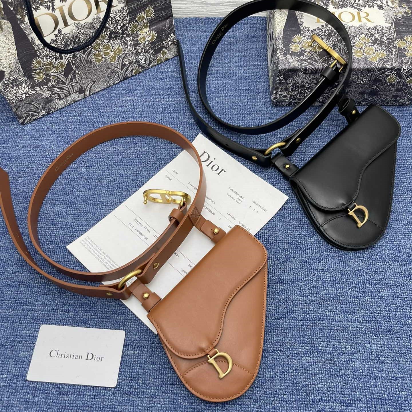 DIOR Dior leather belt